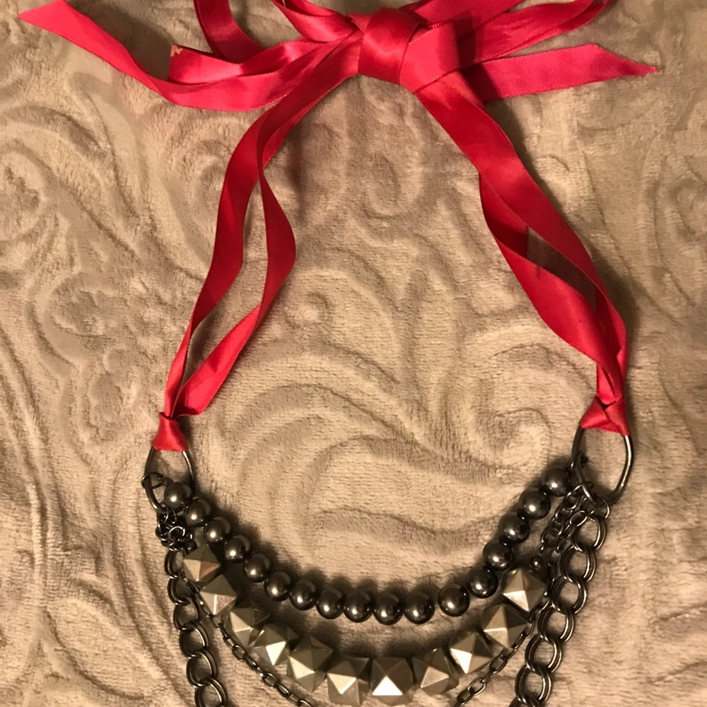 Cute punk style multi layered necklace